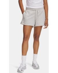 Under Armour - Rival Terry 3" Shorts Mod Light Heather - Lyst