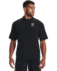 Under Armour Men's Utility Short Sleeve Cage Jacket Black Small