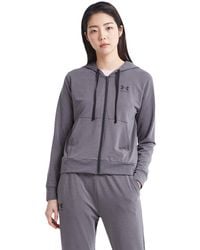 Under Armour - Rival Terry Full-zip Hoodie - Lyst