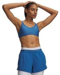Under Armour - Crossback Low Sports Bra Aegean Blackout - Lyst