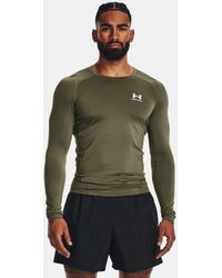 Under Armour - Heatgear Compression Long Sleeve Marine Od - Lyst