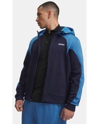 Under Armour - Armour Fleece Winterized Full-Zip Hoodie Midnight Aegean - Lyst