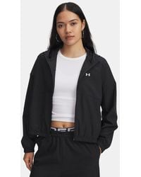 Under Armour - Rival Woven
Jacke Für Damen Weiß - Lyst