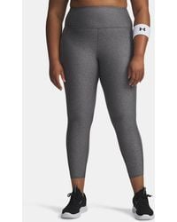 Under Armour - Leggings Tobilleros Tech Para Mujer Charcoal Light Heather Negro - Lyst