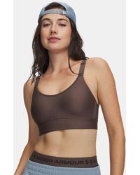 Under Armour - Infinity 2.0 Mid Sports Bra Lumos Lime Mod - Lyst