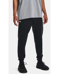 Under Armour - Rival Fleece Jogginghose Für Herren Weiß - Lyst