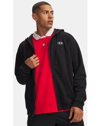 Under Armour - Rival Fleece Full-Zip Hoodie Ultimate - Lyst