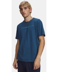 Under Armour - Blur Wordmark Short Sleeve Wham Haze - Lyst