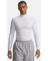 Under Armour - Coldgear Neolast Compression Mock Long Sleeve Halo Reflective - Lyst