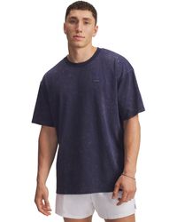 Under Armour - Ua Heavyweight Logo Wash Oversized Short Sleeve - Lyst