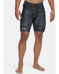 Under Armour - Shorts Heatgear Printed Da 25,5 Cm (10" Da Uomo Bianco - Lyst