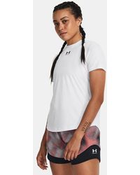 Under Armour - Challenger Pro Training Kurzarm-Oberteil Für Damen Schwarz - Lyst