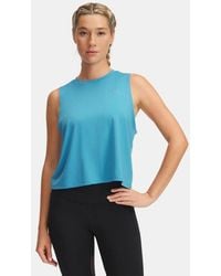 Under Armour - Vanish Elite Vent Crop-Top Für Damen Ether Ether - Lyst
