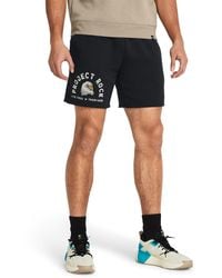 Under Armour - Project Rock Essential Fleece Shorts - Lyst