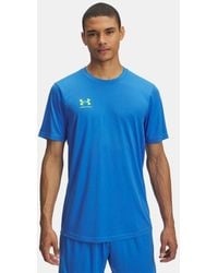 Under Armour - Challenger Training Short Sleeve Atlantis High Vis - Lyst