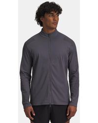 Under Armour - Parte De Arriba Con Cremallera Completa Halo Engineered Para Hombre Castlerock Negro Reflectante - Lyst