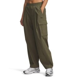 Under Armour - Unstoppable Woven Ripstop Cargo Pants Marine Od - Lyst
