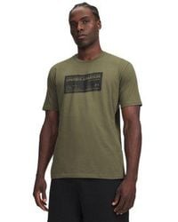 Under Armour - Ua Box Wordmark Label Short Sleeve - Lyst