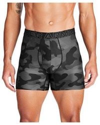 Under Armour - Performance Tech 6" Boxerjock Castlerock - Lyst