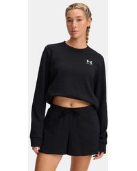 Under Armour - Sudadera Rival Terry Para Mujer Blanco - Lyst
