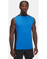 Under Armour - Heatgear Wordmark Sleeveless Atlantis - Lyst