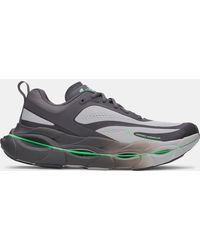 Under Armour - Halo Racer Hardloopschoenen Voor Mod Grijs Castlerock Vapor Groente - Lyst