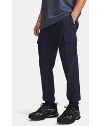 Under Armour - Vibe Woven Cargo Pants Midnight - Lyst