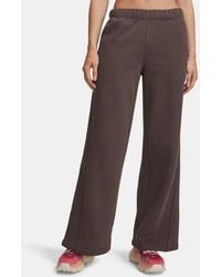 Under Armour - Ua Icon Sama Fleece Wide Leg Pants - Lyst