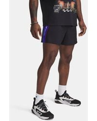Under Armour - Pantalón Corto De 13 Cm (5" Project Rock Woven Colorblock Para Hombre Royal Blanco - Lyst