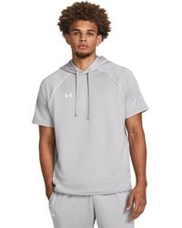 Under Armour - Ua Command Warm-up Short Sleeve Hoodie - Lyst