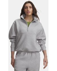 Under Armour - Unstoppable Fleece ½ Zip Mod Light Heather Mod - Lyst