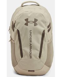 Under Armour - Hustle 6.0 Backpack Khaki Base Khaki Base Taupe Dusk - Lyst