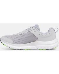 Under Armour - Herenhardloopschoenen Charged Assert 10 Mod Grijs Mod Grijs Hyper Groente - Lyst
