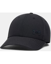 Under Armour - Blitzing Low Storm Adjustable Cap Anthracite - Lyst