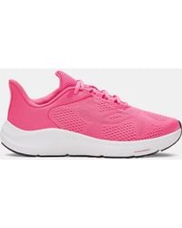 Under Armour - Chaussure De Course À Grand Logo Pursuit 4 Pour Femme Super Super Super - Lyst