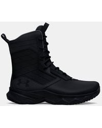 Under Armour Lace Women's Ua Stryker Tactical Boots in Black /Black (Black)  | Lyst