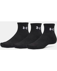 Under Armour - Performance Cotton 3-Pack Q Rter Socks Ultimate Ultimate - Lyst