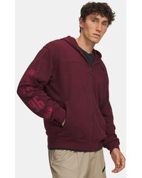 Under Armour - Rival Lightweight Graphic Full Zip Vintage - Lyst