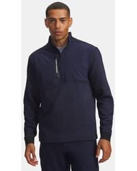 Under Armour - Drive Pro Hybrid ½ Zip Midnight - Lyst
