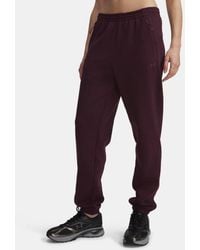 Under Armour - Unstoppable Fleece Gym Pants Ox Blood Ox Blood - Lyst