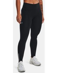 Under Armour - Launch Dameslegging Zwart Zwart Reflecterend - Lyst