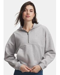 Under Armour - Icon Fleece ½ Zip Hoodie Mod Full Heather Mod - Lyst