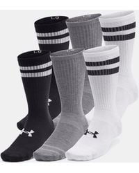 Under Armour - Essential 6-Pack Crew Socks - Lyst