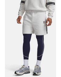 Under Armour - Ua Icon Fleece Taped Shorts - Lyst