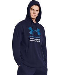 Under Armour - Rival Terry Graphic Hoodie - Lyst