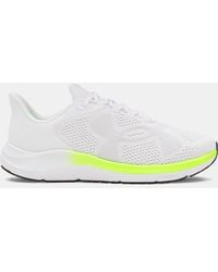 Under Armour - Pursuit 4 Big Logo Laufschuhe Für Herren High Vis Gelb Halo Grau - Lyst