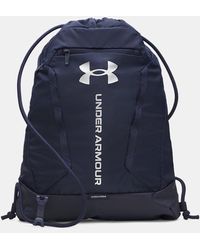 Under Armour - Hustle Sackpack Midnight Midnight Metallic - Lyst