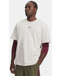 Under Armour - Ua Heavyweight Metal Logo Short Sleeve - Lyst