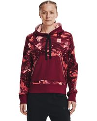 Under Armour - Project Rock Printed Hoodie - Lyst