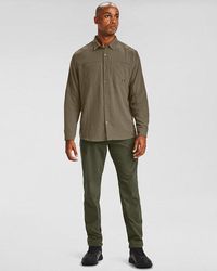 men's ua motivator coach's button up shirt